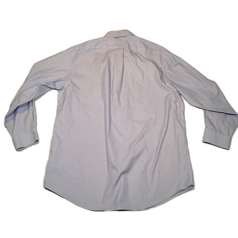 Jos. A. Bank Traveler's Collection Men Dress Shirt Blue Pinstripe 16 33‎ Preppy - Picture 7 of 7